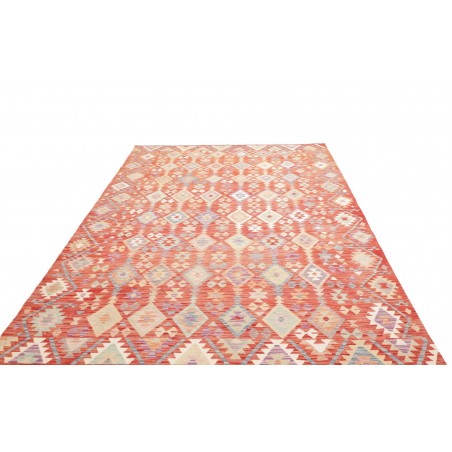 Tappeto Kilim Afghanistan marrone rosso 202x300