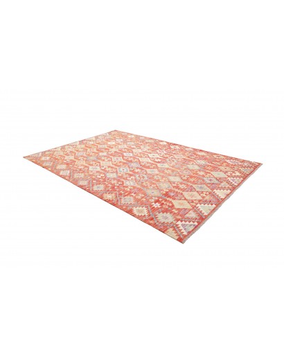 Tappeto Kilim Afghanistan marrone rosso 202x300