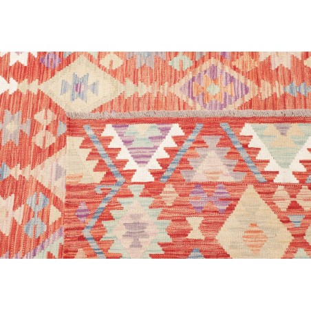 Tappeto Kilim Afghanistan marrone rosso 202x300
