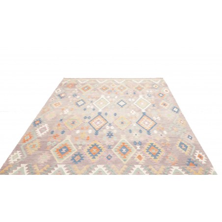 Tappeto Kilim Afghanistan bianco 200x295