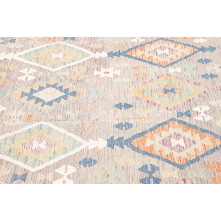 Tappeto Kilim Afghanistan bianco 200x295