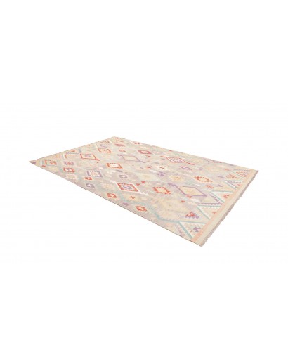Tappeto Kilim Afghanistan bianco 200x304