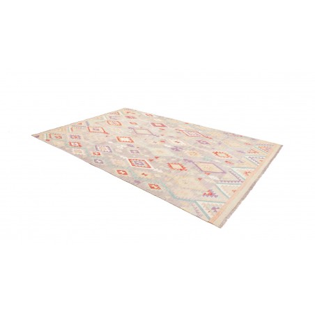Tappeto Kilim Afghanistan bianco 200x304