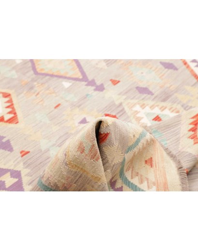Tappeto Kilim Afghanistan bianco 200x304