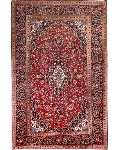 Tappeto Ardakan Persia marrone blu 197x308
