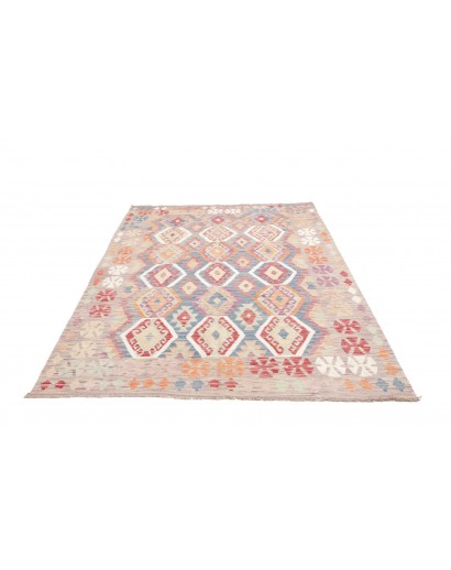 Tappeto Kilim Afghanistan beige marrone 180x258
