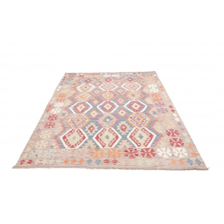Tappeto Kilim Afghanistan beige marrone 180x258
