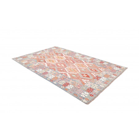 Tappeto Kilim Afghanistan beige azzurro 171x257