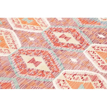 Tappeto Kilim Afghanistan beige azzurro 171x257