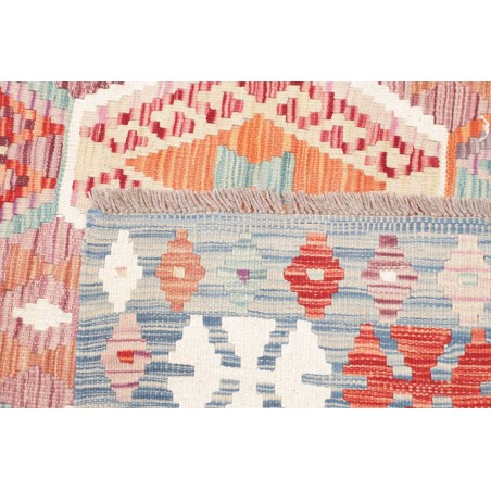 Tappeto Kilim Afghanistan beige azzurro 171x257