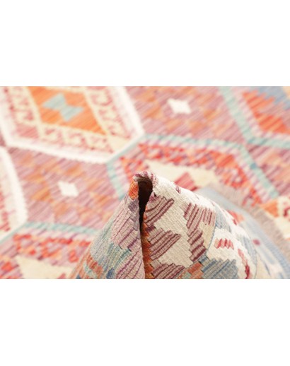Tappeto Kilim Afghanistan beige azzurro 171x257