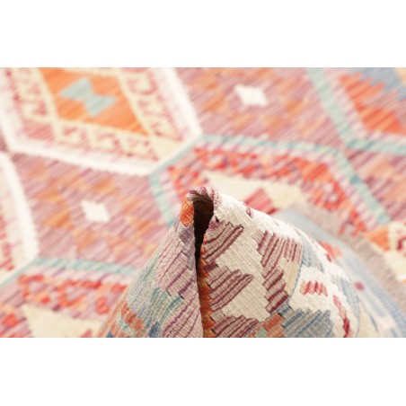 Tappeto Kilim Afghanistan beige azzurro 171x257