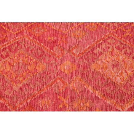 Tappeto Kilim Afghanistan rosso arancione 127x177