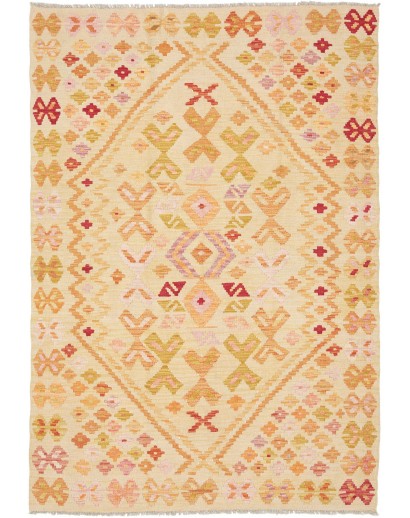 Tappeto Kilim Afghanistan marrone 121x178