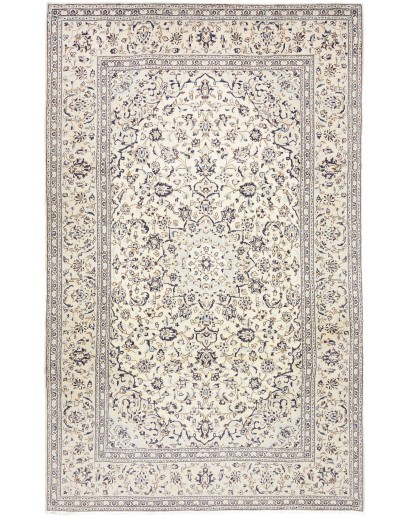 Tappeto Kashan Persia bianco grigio 200x320