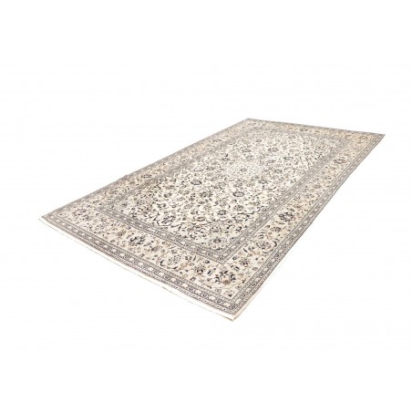 Tappeto Kashan Persia bianco grigio 200x320