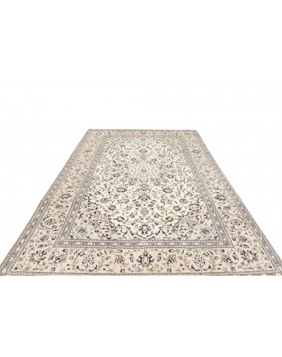 Tappeto Kashan Persia bianco grigio 200x320