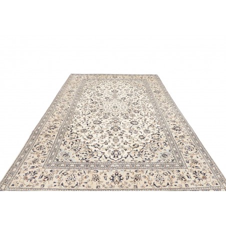 Tappeto Kashan Persia bianco grigio 200x320