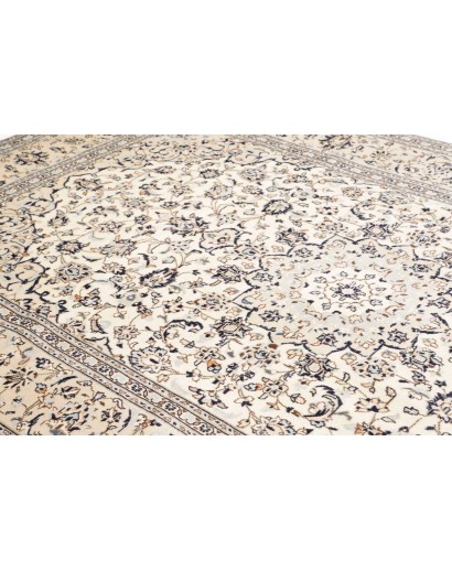Tappeto Kashan Persia bianco grigio 200x320