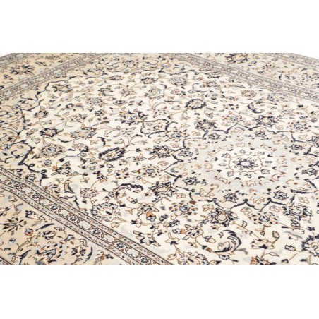 Tappeto Kashan Persia bianco grigio 200x320