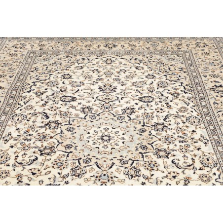 Tappeto Kashan Persia bianco grigio 200x320