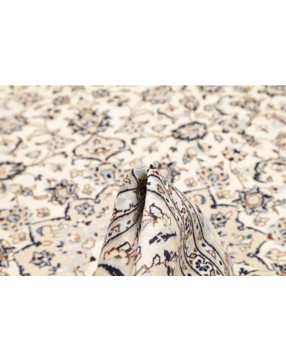 Tappeto Kashan Persia bianco grigio 200x320