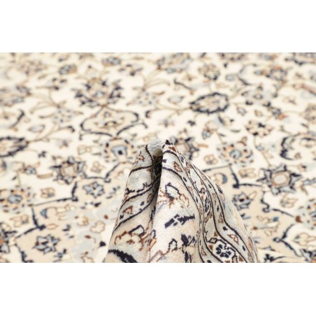 Tappeto Kashan Persia bianco grigio 200x320