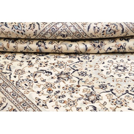 Tappeto Kashan Persia bianco grigio 200x320