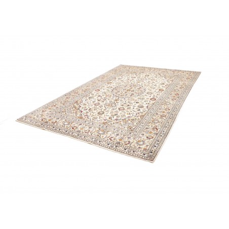 Tappeto Kashan Persia bianco grigio 205x312
