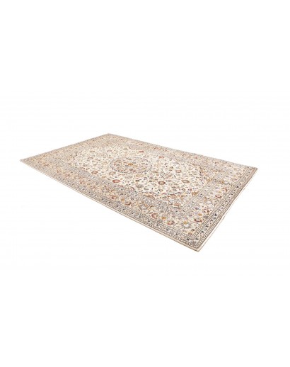Tappeto Kashan Persia bianco grigio 205x312