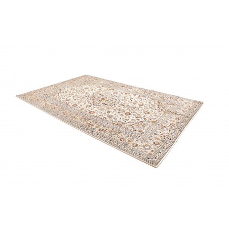 Tappeto Kashan Persia bianco grigio 205x312
