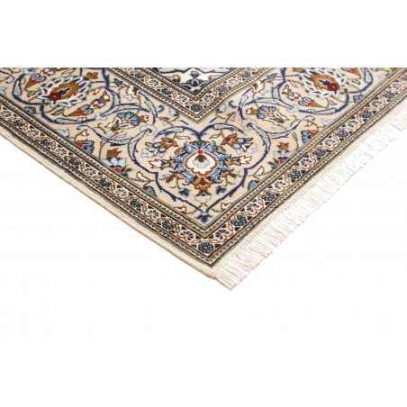 Tappeto Kashan Persia bianco verde 197x304