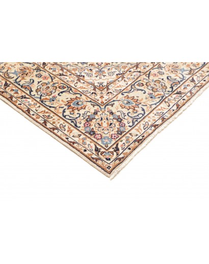 Tappeto Kashan Persia bianco marrone 197x300