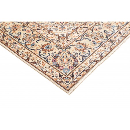 Tappeto Kashan Persia bianco marrone 197x300