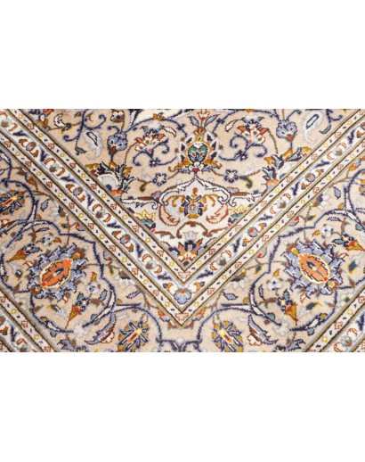 Tappeto Kashan Persia beige marrone 204x298