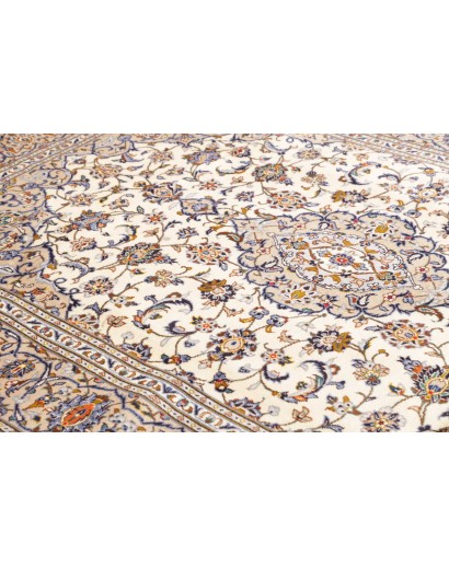 Tappeto Kashan Persia beige marrone 204x298