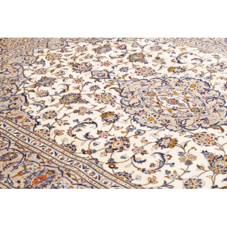Tappeto Kashan Persia beige marrone 204x298