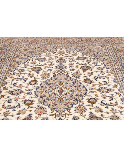 Tappeto Kashan Persia beige marrone 204x298