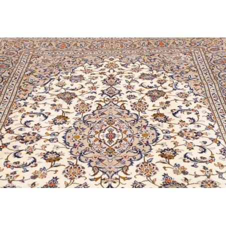 Tappeto Kashan Persia beige marrone 204x298