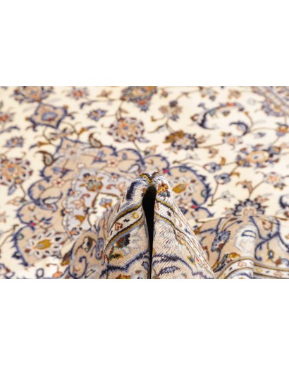 Tappeto Kashan Persia beige marrone 204x298