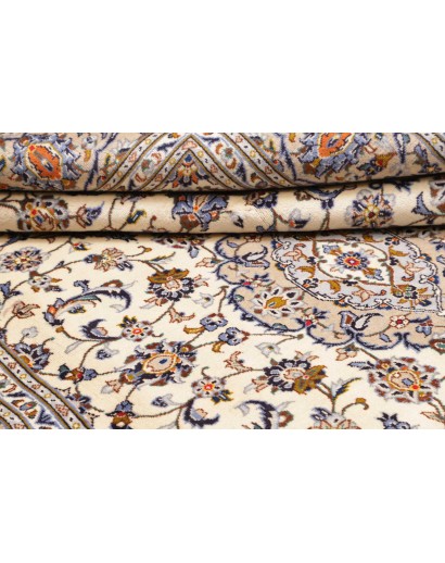 Tappeto Kashan Persia beige marrone 204x298