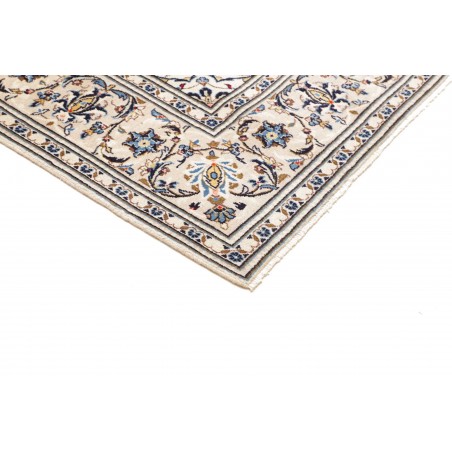 Tappeto Kashan Persia bianco grigio 197x302