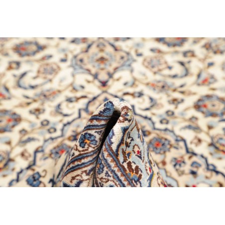 Tappeto Kashan Persia bianco marrone 195x293