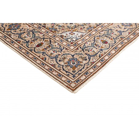 Tappeto Kashan Persia bianco marrone 197x306