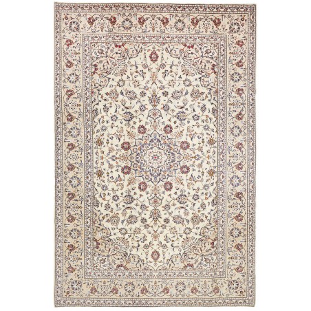 Tappeto Kashan Persia bianco grigio 200x300