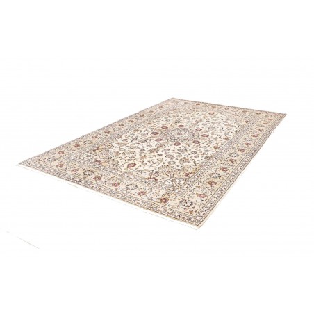 Tappeto Kashan Persia bianco grigio 200x300