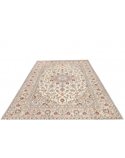 Tappeto Kashan Persia bianco grigio 200x300