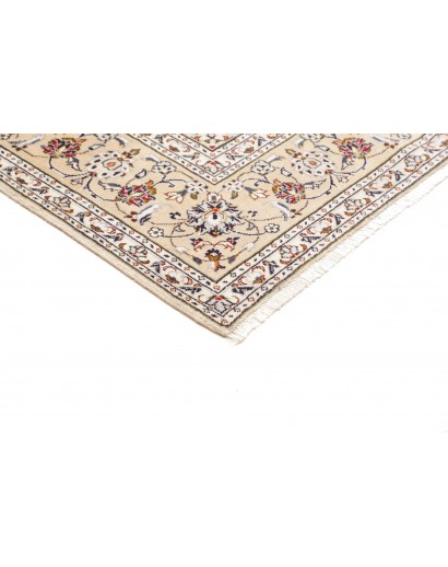 Tappeto Kashan Persia bianco grigio 200x300