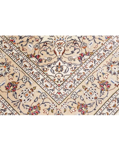 Tappeto Kashan Persia bianco grigio 200x300
