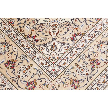 Tappeto Kashan Persia bianco grigio 200x300